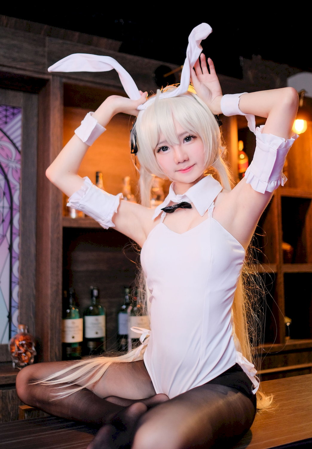 [ @SallyDorasnow @Coserͼ] Kasugano  @˿ Ů  #ora Bunnyuit/22P 3ҳ 